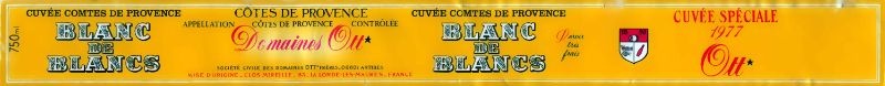 Provence-Ott-blanc de blancs 1977.jpg